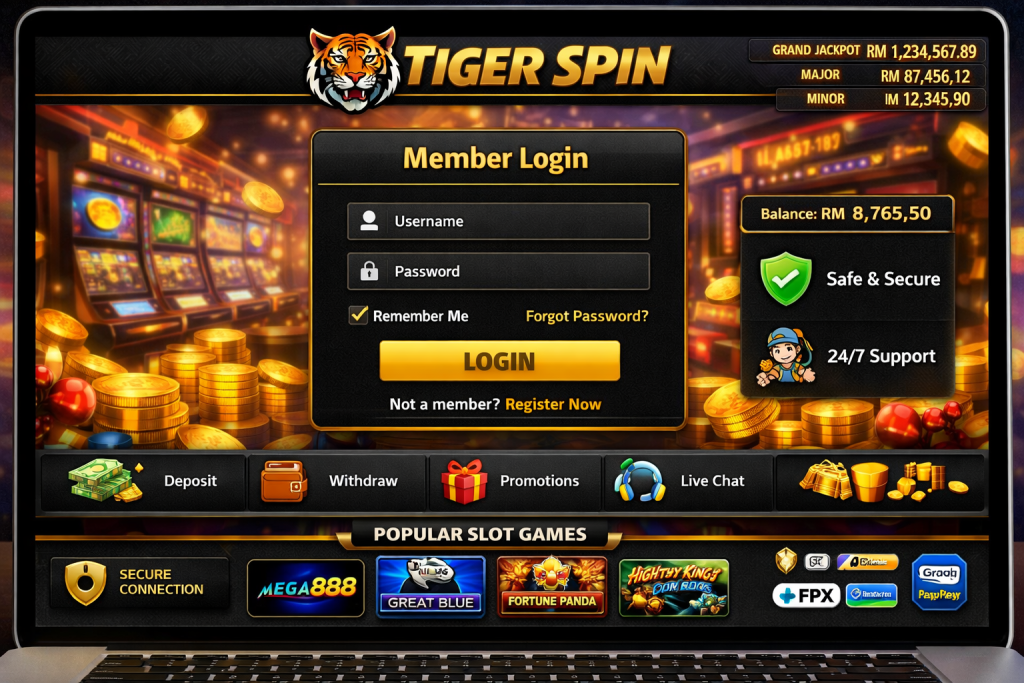 tiger spin register